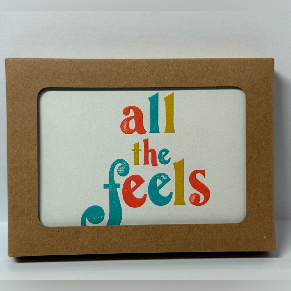 Hallmark “All the Feels” Boxed Greeting Cards Set – 10 Cards NWT